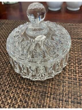 Vintage Gorham West Germany crystal candy dish